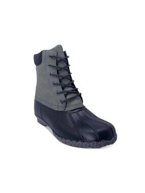 Weatherproof Vintage Mens Adam Duck Toe Lace Up Comfort Boots Grey Size 11M NIB